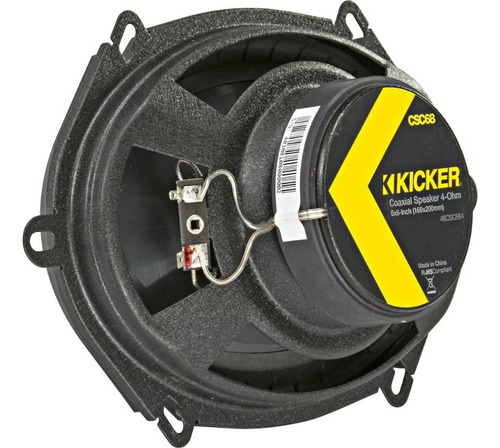 Bocina Tipo Coaxial Kicker 46csc684 5x7 6x8 75 Watts Rms Negro