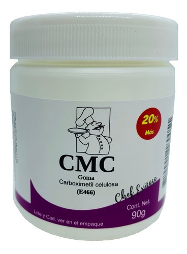 Carboximetil Celulosa H.v.(cmc) Aditivo Alimentos Polvo 90g