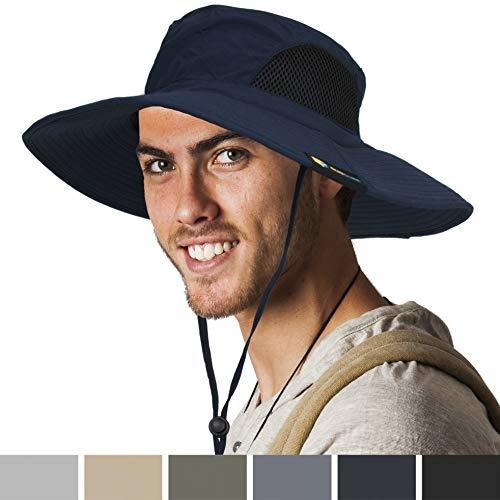 Sombrero De Sol Ancho Unisex, Protección Upf 50+