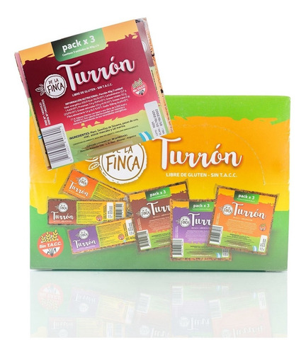Imagen 1 de 3 de Turrón De Semilla De La Finca - X15 - Sin Tacc - Sésamo