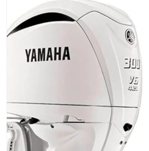 Motor De Popa Yamaha F 200 Hp Fetx 2 X (branco)