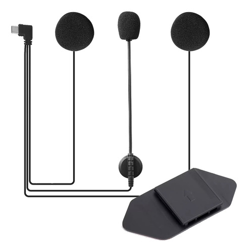 Original Kit Fones Microfone Comunicador  Intercom V6 V4