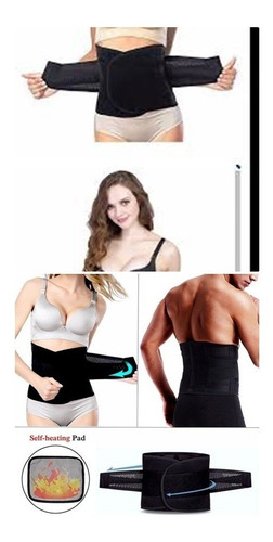 Imagen 5 de 6 de Faja Doble Ajuste Abdominal ,lumbar , Ciatico Del M Al Xxxl