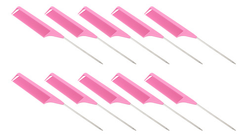 Peines Para Separar La Cola, 10 Unidades, Dientes Finos Para