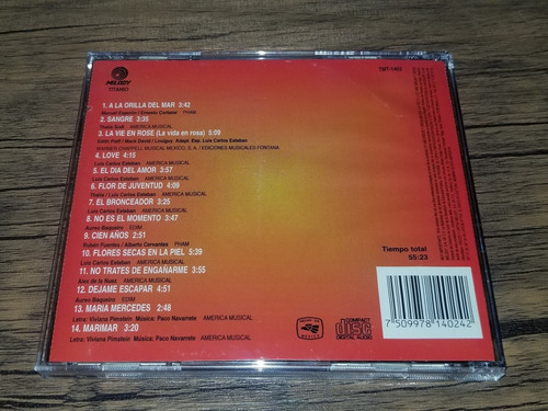 Thalia Cd Love Línea De Oro 1995 No Timbiriche Sasha Rubio (Usado)