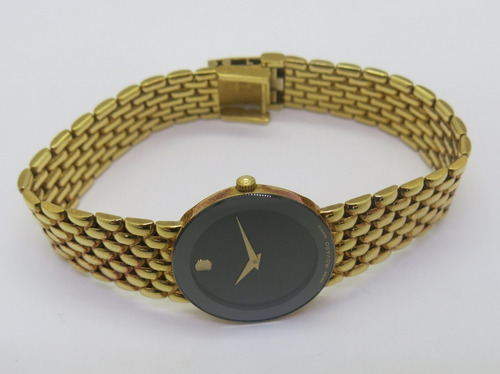 Relógio Movado Museum Saphire Ouro 18k