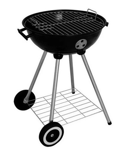 Parrillero Parrilla Portátil Mor Con Tapa - Mundo Trabajo