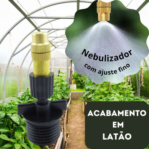 Boquilla De Riego Nebulizadora De Latón For Tubería De Pvc,