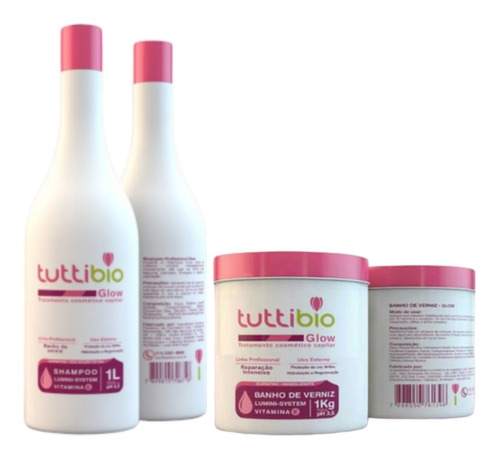 Tuttibio Kit Hidratação Profunda Shampoo E Máscara 1kg