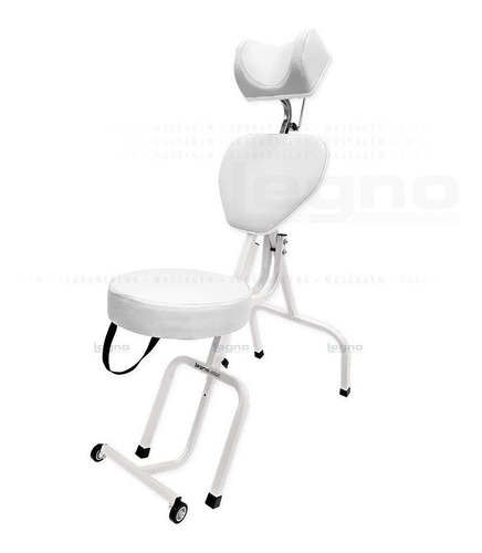 Imagem 1 de 8 de Cadeira Legno Maquiagem Sobrancelha Portátil Dobrável Roda