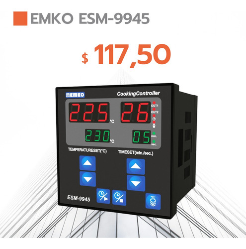 Control Temperatura Y Tiempo Hornos Emko Esm-9945