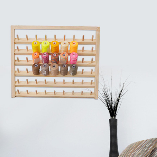 Estante Para Hilos, Soporte Para Hilo Montado En La Pared,