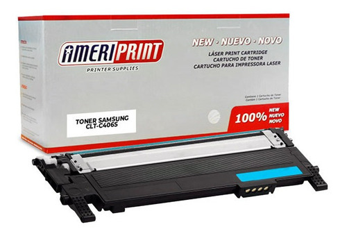 Toner Compatible Cyan Para Impresora Samsung Clt 406s