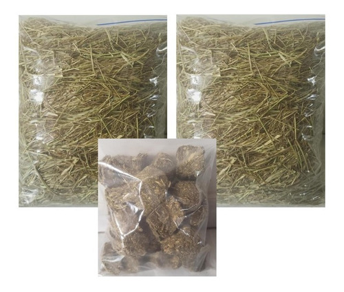 2kg Heno Y Alfalfa Para Conejos