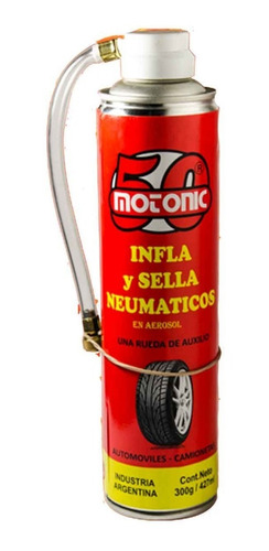 Infla Repara Pinchaduras Cubiertas Auto Mecanic 440cm3 Moron