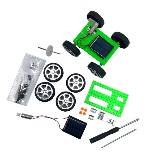 Kit Educacional Montagem D Mini Carrinho Placa Energia Solar