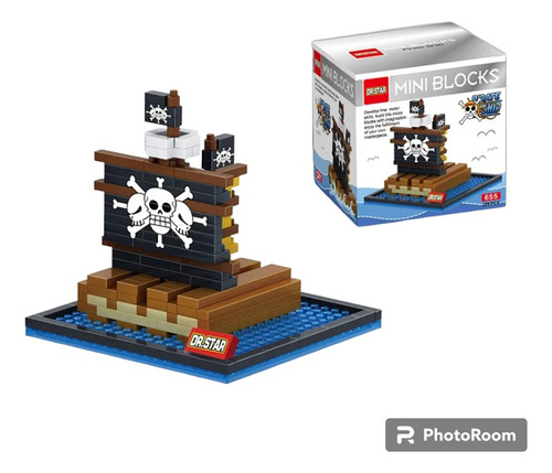 Mini Bloques One Piece 3d Armables Micro Blocks Didácticos