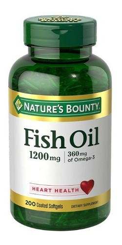 Fish Oil 1200 Mg Omega 3 X 200 - Unidad a $760