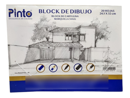 Block De Dibujo Marquilla Pinto 24.5cm X 32cm