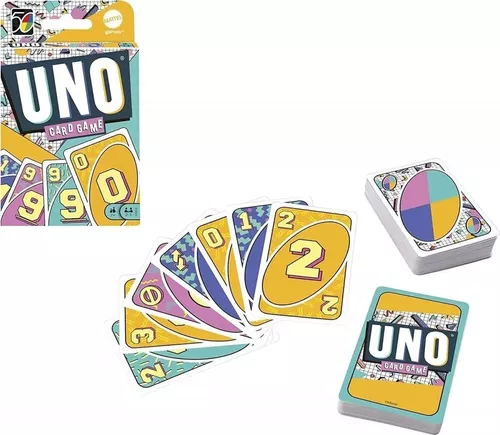 Jogo de Cartas UNO Icônico Décadas (S) - Branco