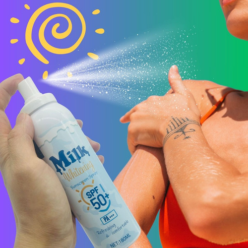 Bloqueador Solar Spray 4 Pack Protector Solar Spf50+ 180ml