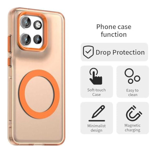 Funda Magnética Anticaída Para Motorola Edge 50 Neo