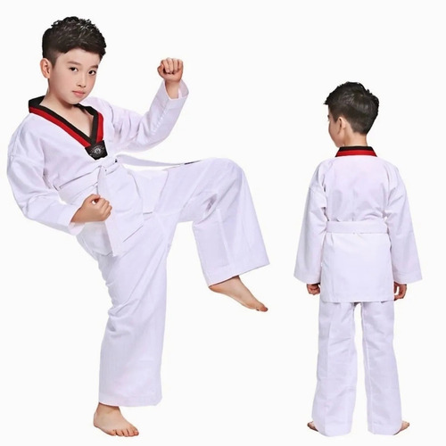 Traje Dobok De Taekwondo Para Niño Resistente Y Cómodo