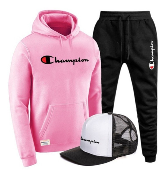 champion moletom rosa