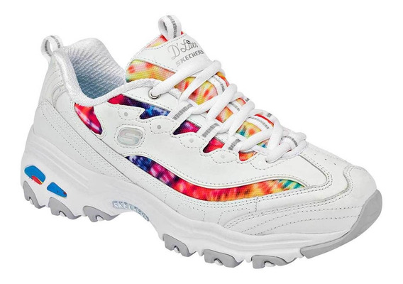 tenis skechers mujer de colores