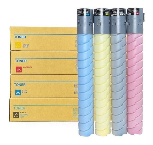 4 Toner Compatibles Con Konica M. Tn-319 Bizhub C360. 