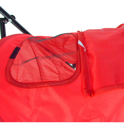 Línea Pet Stroller Plus Dog Premium para perros y gatos, color rojo