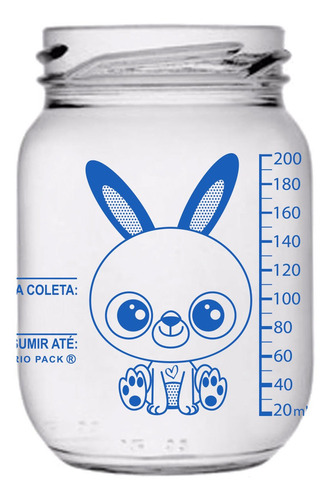 Imagem 4 de 4 de 12 Potes Armazenar Leite Materno Ou Papinha, Graduação 200ml