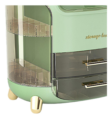 Estuche Para El Cuidado De La Piel Elegante Verde Claro