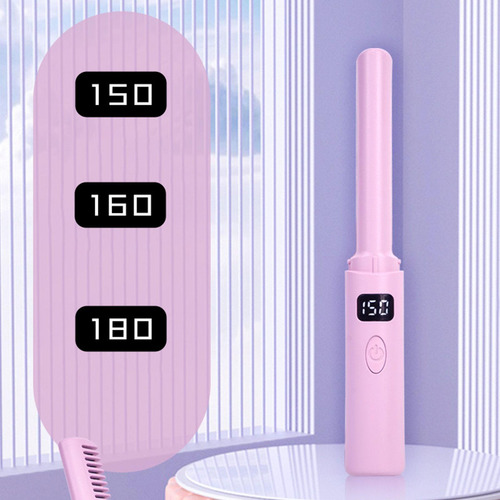 Alisador De Pelo Inalámbrico Para Mujer, Peine Caliente,