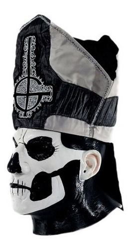 Máscara De La Banda Ghost Papa Ll Deluxe Trick Or Treat Color Blanco