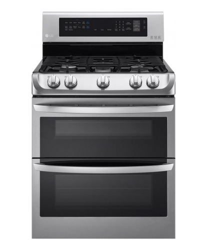 LG 6.9 Cu. Ft. Stainless Steel Gas Double Oven Range 