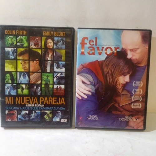 2  Dvd: El Favor + Mi Nueva Pareja, Original,  Seminuevas