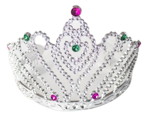 . 12pcs Corona De Princesa Chapada En Plástico For Niñas