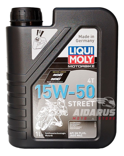 Aceite Para Moto Street 15w50 Liqui Moly