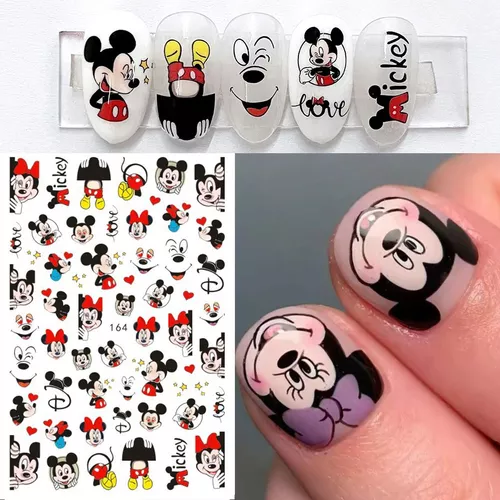 Pegatinas Mickey Y Minnie Mouse 3D