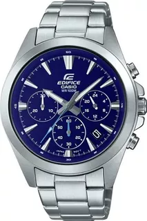 Reloj Casio Edifice Efv-630d-2a Acero Wr 100m Sumergible Cronometro Cierre Broche de Seguridad