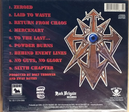 20% Bolt Thrower - Mercenary 21 Death(lm/m)(br)cd Nacion+ (Usado)