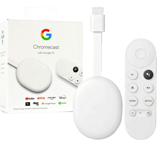  Chromecast Google Tv 4k 8gb Snow Com 2gb Envio Rápido