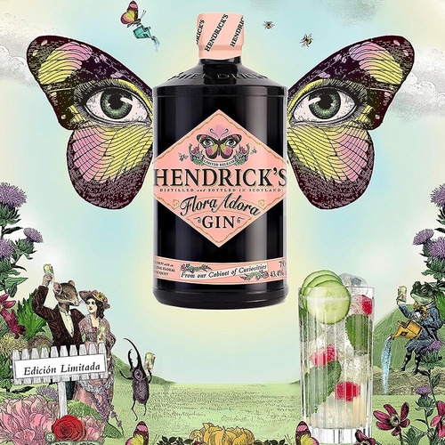 Ginebra Hendrick's Flora Adora 750 Ml