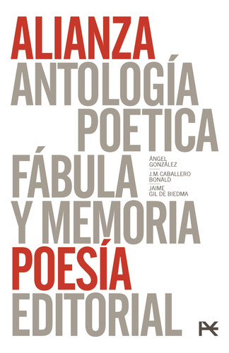 Libro Poesía Estuche De Caballero Bonald José Manuel Alianza