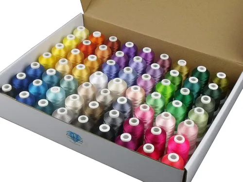 comprar Kit De Hilos Simthread Para Máquina De Bordar 63 Colores