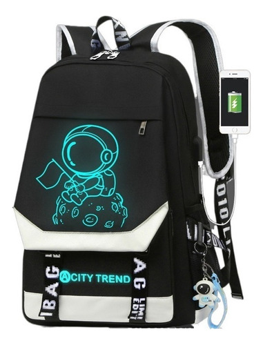 Mochila De Astronauta De La Nasa Impermeable Luminosa