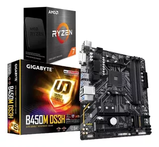 Combo Board B450m Procesador Amd Ryzen 7 5800x Pc