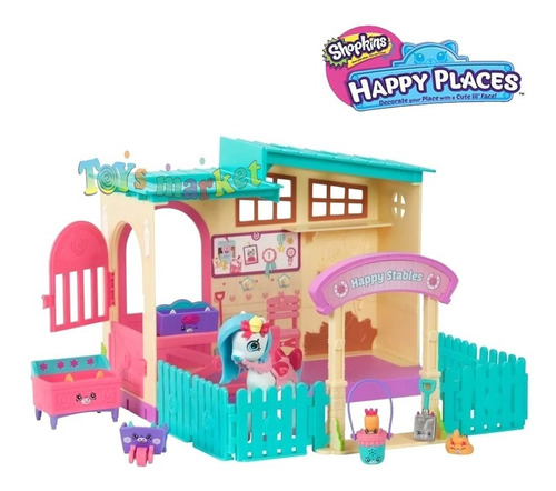 Imagen 4 de 6 de Shopkins Happy Places Establo C/ Pony Completo En Toysmarket