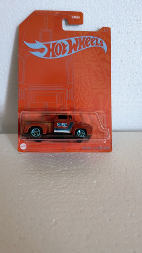 Hot Wheels Orange Custom '56 Ford Truck